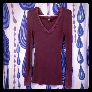 Free People Zipper Long Sleeve
